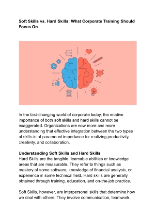 Soft Skills vs. Hard Skills_ What Corporate Training Should Focus On