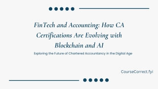 ca certification courses