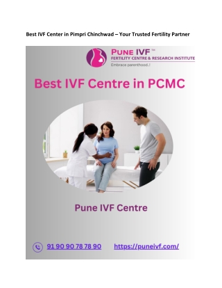 Best IVF Center in Pimpri Chinchwad | Expert Fertility Treatment