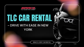 TLC Car Rental : Reliable TLC-Licensed Vehicles for NYC Drivers