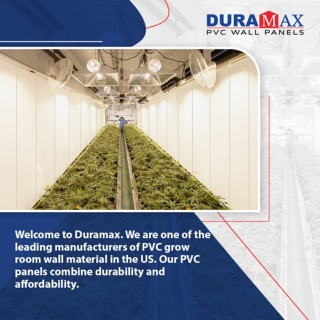 PVC Grow Room Wall Material Promise Clean And Sterile Grow Room Facility
