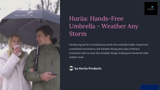 Hands-Free Over Shoulder Umbrella Holder to Stay Dry Anywhere