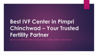 Best IVF Center in Pimpri Chinchwad | Expert Fertility Treatment