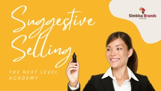 Suggestive Selling Updated