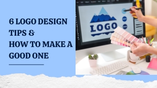 6 Logo Design Tips & How To Make A Good One