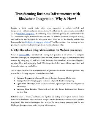 Transforming Business Infrastructure with Blockchain Integration_ Why & How_.docx