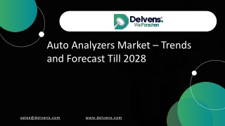Auto Analyzers Market