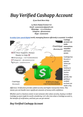 Buy Verified Cashapp Account (10)