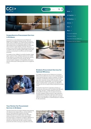 Procurement Services Brisbane
