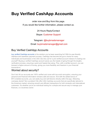 Buy Verified CashApp Accounts__BM
