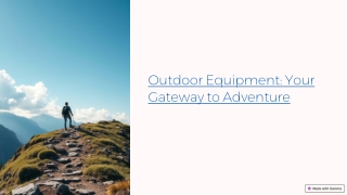 Outdoor Equipment