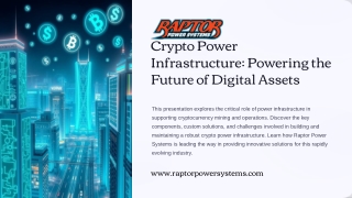Revolutionary Crypto Power Infrastructure with CryptoHub Turnkey Solutions