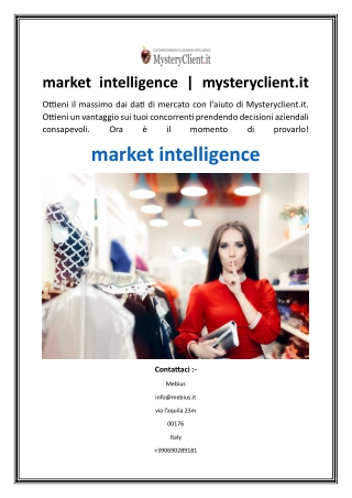 market intelligence  mysteryclient.it