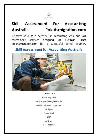 Skill Assessment For Accounting Australia  Polarismigration