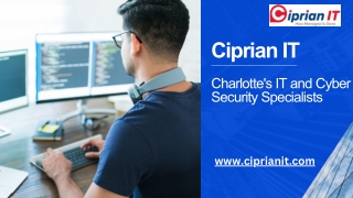 Managed IT Services in Charlotte – Ciprian IT