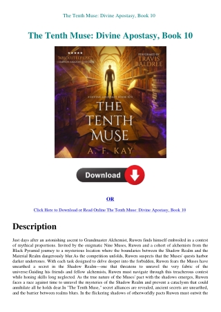 The Tenth Muse Divine Apostasy  Book 10