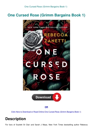 One Cursed Rose (Grimm Bargains Book 1)