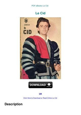 PDF eBooks Le Cid