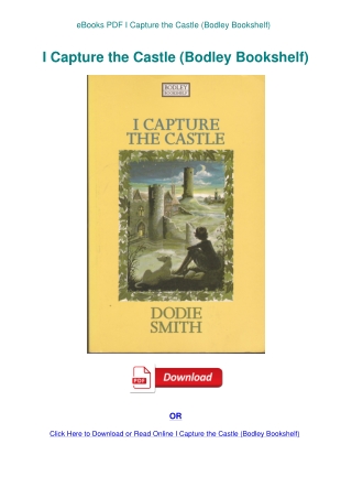 eBooks PDF I Capture the Castle (Bodley Bookshelf)