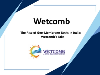 Witnessing the rise of Geo-Membrane tanks in India