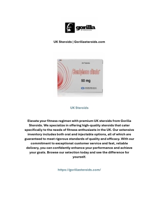 UK Steroids | Gorillasteroids.com