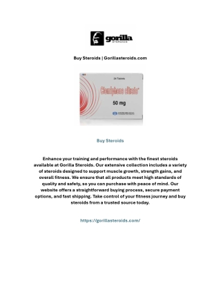 Buy Steroids | Gorillasteroids.com