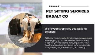 Pet Sitting Services Basalt CO