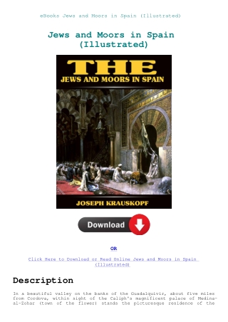 eBooks Jews and Moors in Spain (Illustrated)
