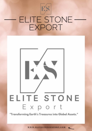 Elite Stone Export Catalogue