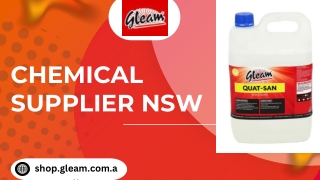 Chemical supplier nsw