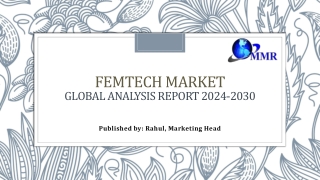 Femtech Market Trends, Segmentation, Regional Outlook, Future Plans