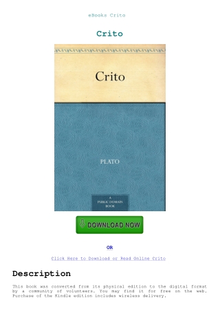 eBooks Crito