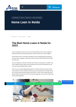 Get Affordable Home Loan in Noida – Easy Approval & Low Interest Rates