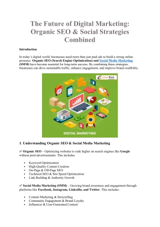 The Future of Digital Marketing Organic SEO & Social Strategies Combined-compressed