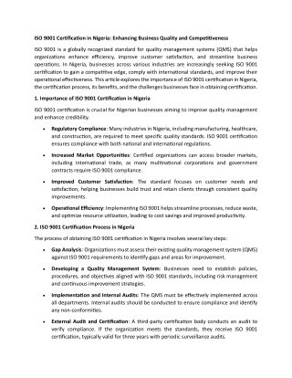 iso 9001 training in ghana