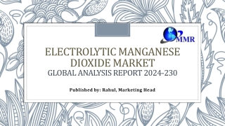 Electrolytic Manganese Dioxide Market