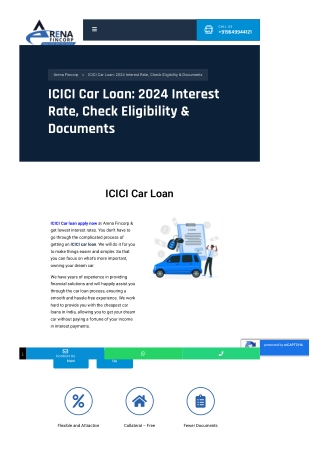 ICICI Car Loan Interest Rate – Check Latest Rates & Apply Now