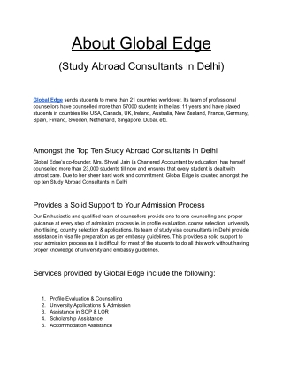 Global Edge: Your Gateway to Global Connectivity