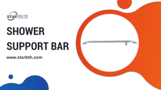 Shower support bar