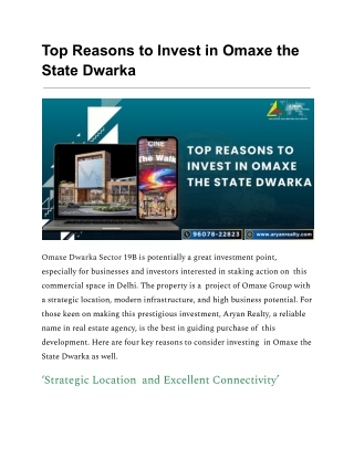 Omaxe the State Dwarka