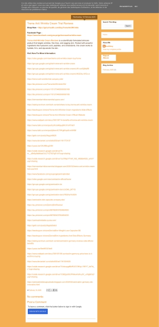 Treme Anti Wrinkle Cream Trial Reviews