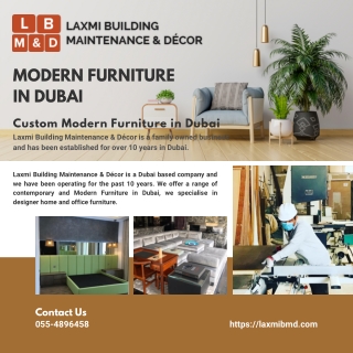 Modern Furniture in Dubai