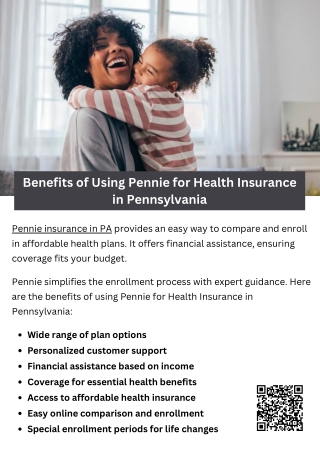 Benefits of Using Pennie for Health Insurance in Pennsylvania