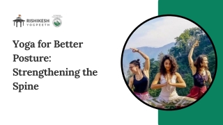 Yoga for Better Posture: Strengthening the Spine