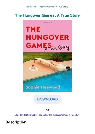 Books  The Hungover Games A True Story