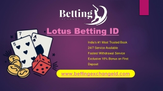 Create Your Lotus Betting ID – Start Winning Now!