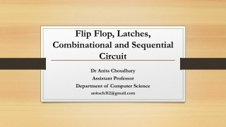 L 8 Flip Flop and Latches