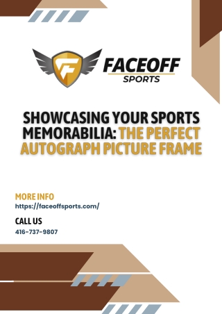 Showcasing Your Sports Memorabilia The Perfect Autograph Picture Frame