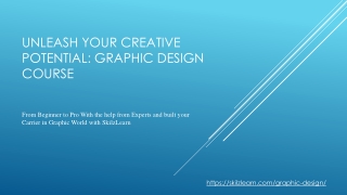 Unleash Your Creative Potential: Graphic Design Course