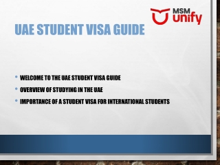 Step-by-Step Guide to Obtaining a UAE Student Visa